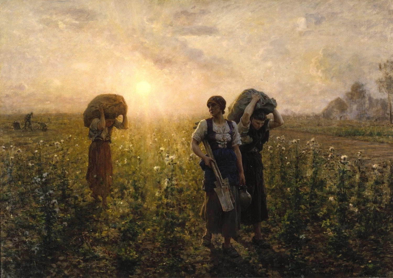 La fine della giornata lavorativa, 1886 - Brooklyn Museum of Art, New York
